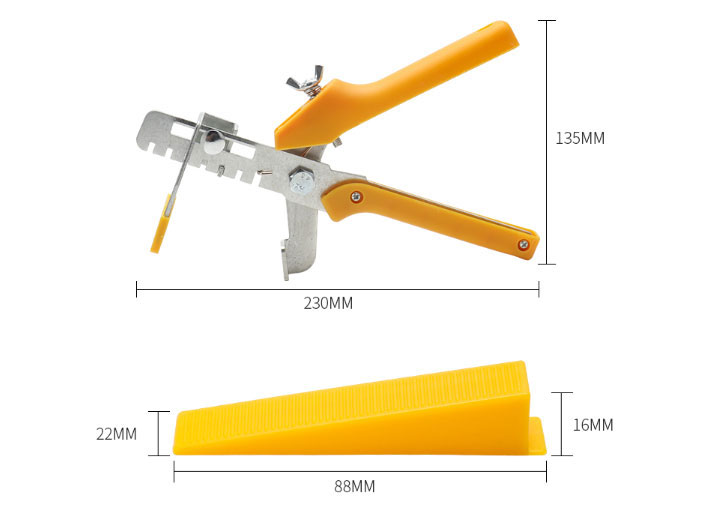 Tile leveling system 1-16 inch kit size